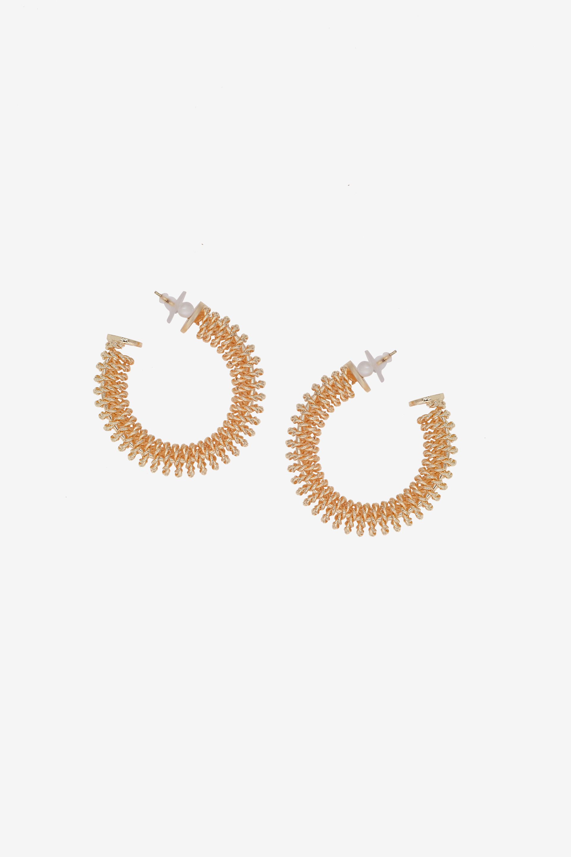 Gold Spring Hoops, , image 1